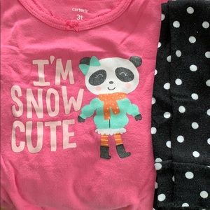 4 carter’s pj sets